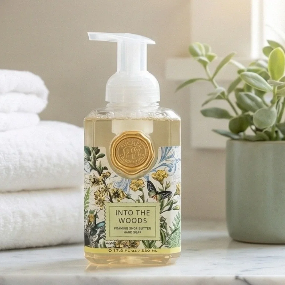 Michel Design Works Into The Woods Foaming Shea Butter‎ Hand Soap 17.8 fl oz NEW